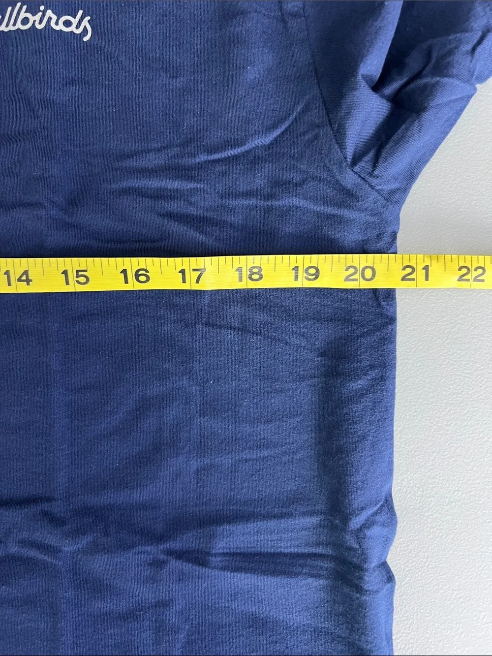 NWT Allbirds Men's Allgood Cotton Logo Tee Deep Navy Size M - Picture 7 of 14